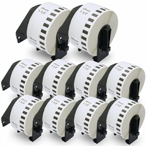 betckey – compatible continuous labels replacement for brother dk-2225 (1.4 in x 100 ft), use with brother ql label printers [10 rolls]
