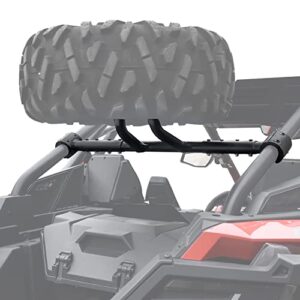 SAUTVS Spare Tire Carrier Holder for Polaris RZR RPO XP 20-23, Heavy Duty Rear Spare Tire Mount Holder Carrier Rack for Polaris RZR PRO XP / XP4 2020 2021 2022 2023 Accessories