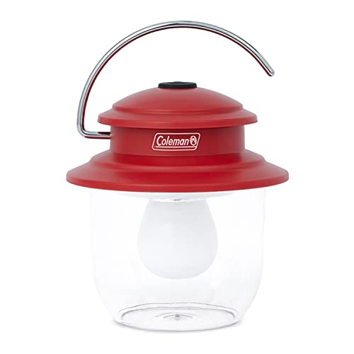 Coleman Classic 300 Lumens LED Lantern, Red