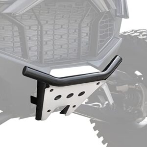 sautvs front bumper for rzr turbo r/ pro r 22-23, black front brush guard protector low profile bumper pre runner bumper for polaris rzr turbo r / pro r 2022-2023 accessories (replace #2884354)