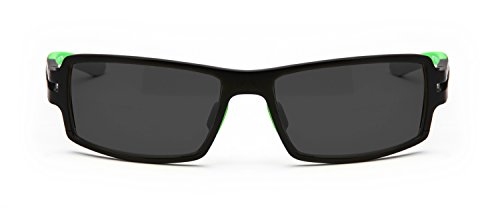 GUNNAR - Gaming Glasses - Blocks 90% Blue Light - RPG Razer Edition, Onyx, Sun Tint