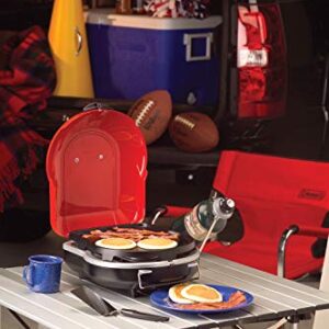 Coleman Fold N Go + Propane Grill,Red