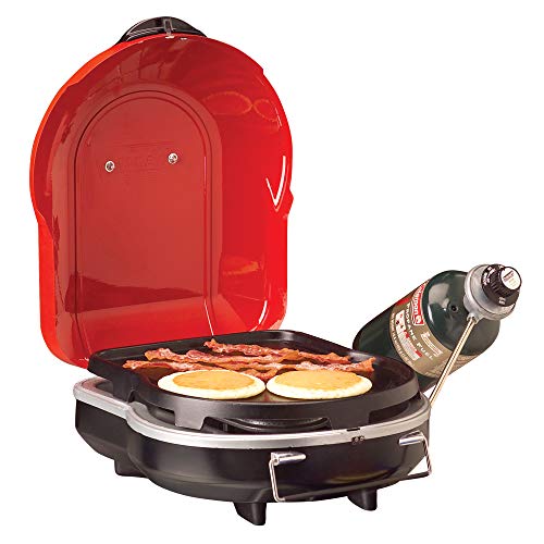 Coleman Fold N Go + Propane Grill,Red