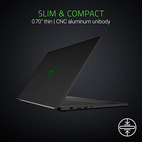 Razer Blade 15 Gaming Laptop: Intel Core i7-8750H 6 Core, NVIDIA GeForce RTX 2060, 15.6" FHD 144Hz, 16GB RAM, 512GB SSD, CNC Aluminum, Chroma RGB Lighting, Thunderbolt 3