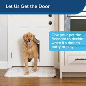 PetSafe Freedom Aluminum Dog and Cat Door - Durable Frame - X-Large Pets