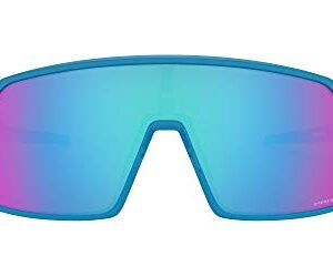 Oakley Men's OO9406 Sutro Rectangular Sunglasses, Sky/Prizm Sapphire, 37 mm