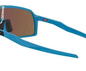 Oakley Men's OO9406 Sutro Rectangular Sunglasses, Sky/Prizm Sapphire, 37 mm