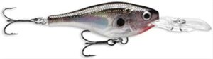 glass shad rap 04 glass black, gsr04gbk