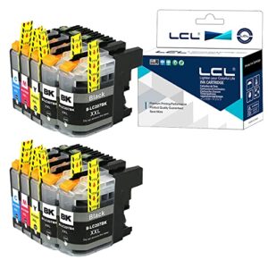 lcl compatible ink cartridge replacement for brother lc207xxl lc205xxl lc207 lc205 lc207bk lc205c lc205m lc205y xxl super high yield mfc-j4320dw j4620dw j4420dw (10-pack 4black 2cyan 2magenta 2yellow)