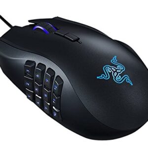 Razer RZ01-01610100-R3U1 Naga Chroma - Ergonomic RGB MMO Gaming Mouse- 12 Programmable Thumb Buttons & 16,000 Adjustible DPI