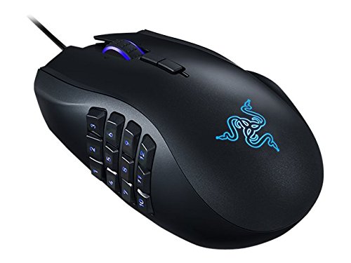 Razer RZ01-01610100-R3U1 Naga Chroma - Ergonomic RGB MMO Gaming Mouse- 12 Programmable Thumb Buttons & 16,000 Adjustible DPI