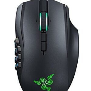 Razer RZ01-01610100-R3U1 Naga Chroma - Ergonomic RGB MMO Gaming Mouse- 12 Programmable Thumb Buttons & 16,000 Adjustible DPI