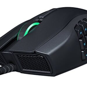 Razer RZ01-01610100-R3U1 Naga Chroma - Ergonomic RGB MMO Gaming Mouse- 12 Programmable Thumb Buttons & 16,000 Adjustible DPI