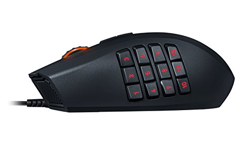 Razer RZ01-01610100-R3U1 Naga Chroma - Ergonomic RGB MMO Gaming Mouse- 12 Programmable Thumb Buttons & 16,000 Adjustible DPI