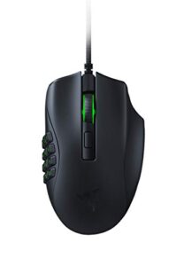 razer naga x – ergonomic mmo gaming mouse with 16 programmable buttons (optical mouse switches, 5g optical sensor, chroma rgb, speedflex cable) black