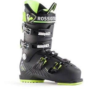 rossignol hi-speed 100 hv boots, color: black yellow, size: 275 (rbl2130-275)