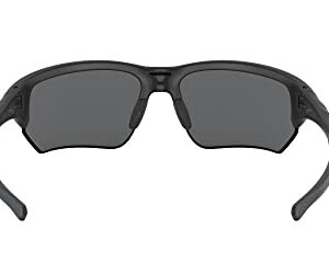 Oakley Men's OO9363 Flak Beta Rectangular Sunglasses, Matte Black/Grey, 64 mm