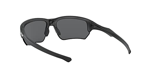 Oakley Men's OO9363 Flak Beta Rectangular Sunglasses, Matte Black/Grey, 64 mm