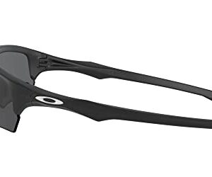 Oakley Men's OO9363 Flak Beta Rectangular Sunglasses, Matte Black/Grey, 64 mm