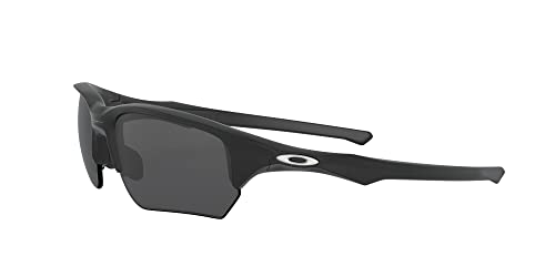 Oakley Men's OO9363 Flak Beta Rectangular Sunglasses, Matte Black/Grey, 64 mm