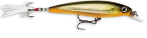 rapala x-rap 10 fishing lure, 4-inch, tennessee olive shad