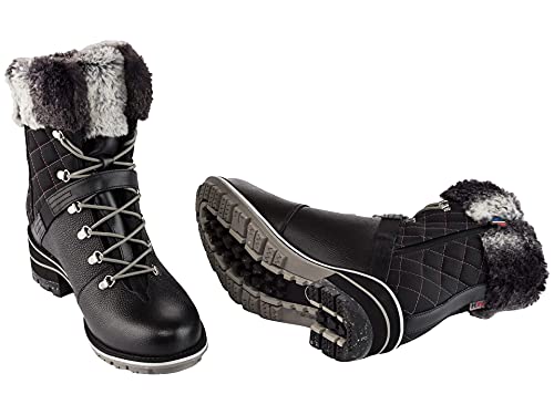 ROSSIGNOL 1907 Megeve Black Edition Boots Black UK 7 (US Women's 9) B