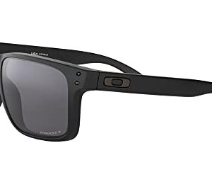 Oakley Men's OO9417 Holbrook XL Square Sunglasses, Matte Black/Prizm Black Polarized, 59 mm