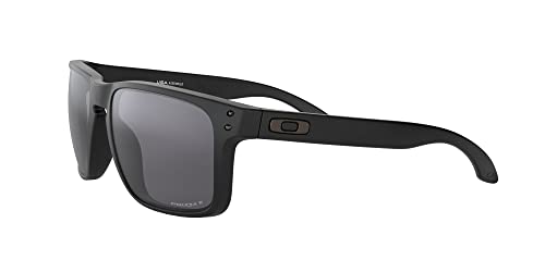 Oakley Men's OO9417 Holbrook XL Square Sunglasses, Matte Black/Prizm Black Polarized, 59 mm