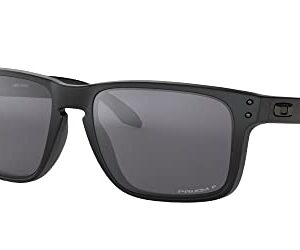 Oakley Men's OO9417 Holbrook XL Square Sunglasses, Matte Black/Prizm Black Polarized, 59 mm