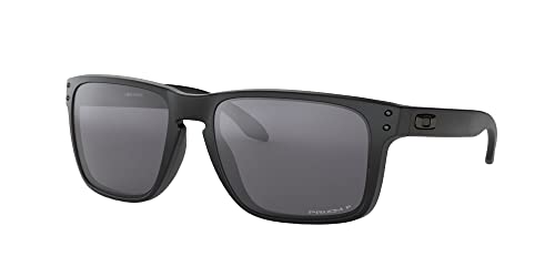 Oakley Men's OO9417 Holbrook XL Square Sunglasses, Matte Black/Prizm Black Polarized, 59 mm