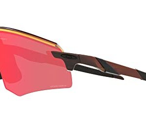 Oakley Men's OO9471 Encoder Rectangular Sunglasses, Matte Red Colorshift/Prizm Trail Torch, 36 mm