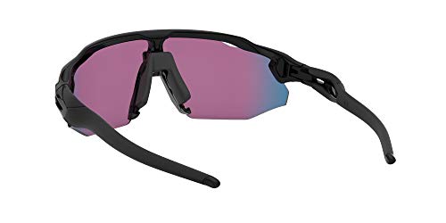 Oakley Men's OO9442 Radar EV Advancer Rectangular Sunglasses, Polished Black/Prizm Road, 38 mm