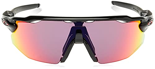 Oakley Men's OO9442 Radar EV Advancer Rectangular Sunglasses, Polished Black/Prizm Road, 38 mm