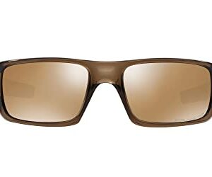 Oakley Men's OO9239 Crankshaft Rectangular Sunglasses, Brown Smoke/Brown Tungsten Iridium Polarized, 60 mm