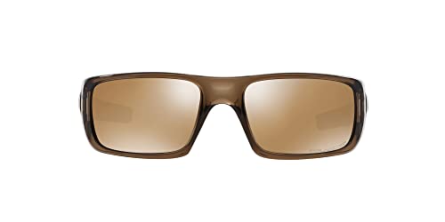 Oakley Men's OO9239 Crankshaft Rectangular Sunglasses, Brown Smoke/Brown Tungsten Iridium Polarized, 60 mm