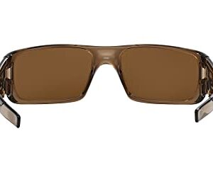 Oakley Men's OO9239 Crankshaft Rectangular Sunglasses, Brown Smoke/Brown Tungsten Iridium Polarized, 60 mm