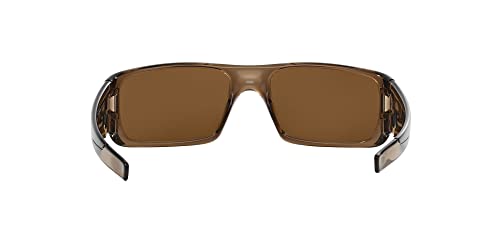 Oakley Men's OO9239 Crankshaft Rectangular Sunglasses, Brown Smoke/Brown Tungsten Iridium Polarized, 60 mm