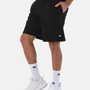 Champion 8180 9" Inseam Cotton Jersey Shorts With Pockets Navy XL