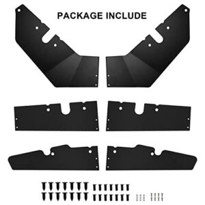 SAUTVS Lower Door Panels Insert Kit for RZR PRO XP, Lower Door Trim Kit Door Valance for Polaris RZR PRO XP 2020-2023, RZR PRO R/Turbo R 2022 for 2 Doors Accessories (2PCS, Black)