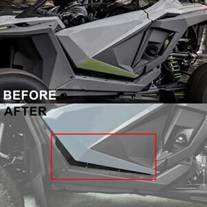 SAUTVS Lower Door Panels Insert Kit for RZR PRO XP, Lower Door Trim Kit Door Valance for Polaris RZR PRO XP 2020-2023, RZR PRO R/Turbo R 2022 for 2 Doors Accessories (2PCS, Black)