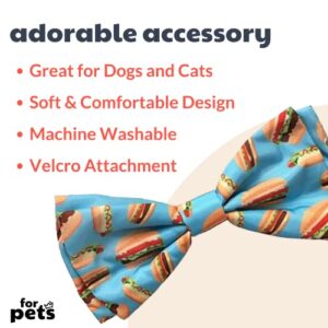 H&K Bow Tie for Pets | Fun Buns (Large) | Velcro Bow Tie Collar Attachment | Fun Bow Ties for Dogs & Cats | Cute, Comfortable, and Durable | Huxley & Kent Bow Tie