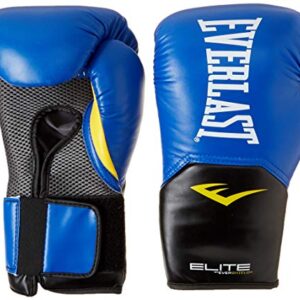 Everlast Elite Pro Style Training Gloves, Blue, 14 oz