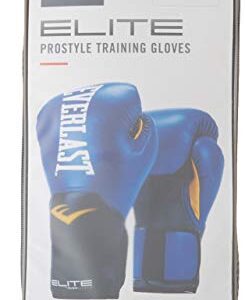 Everlast Elite Pro Style Training Gloves, Blue, 14 oz