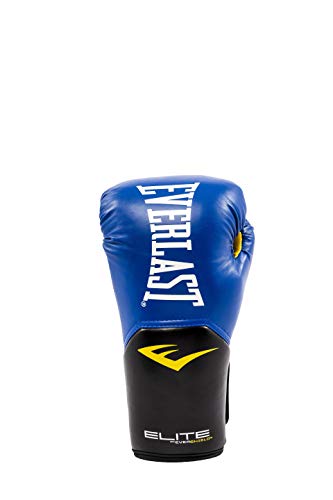 Everlast Elite Pro Style Training Gloves, Blue, 14 oz