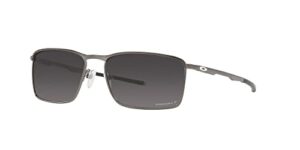 oakley oo4106-410611 sunglasses conductor 6 matte gunmetal w/prizm grey gradient 58mm