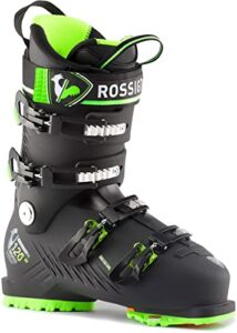 rossignol hi-speed 120 hv gw boots, color: black green, size: 275 (rbl2110-275)
