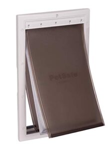 petsafe extreme weather pet door medium, easy install, insulating, weather proof, energy efficient, 3 flap system