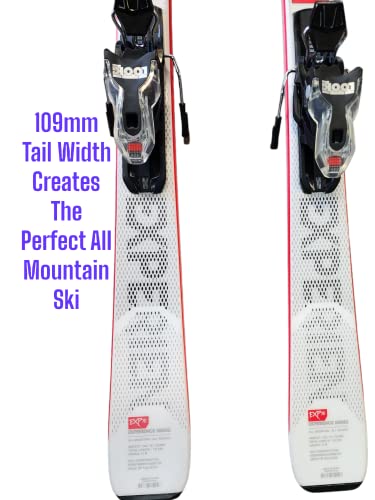 Rossignol Experience 76 Snow Skis with Bindings - Mens/Womens Downhill All Mountain Ski Package Includes Skis, Look Express Bindings, and Switchbak Goggles. (152cm)