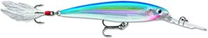 rapala x-rap deep 10 fishing lure, 4-inch, silver blue