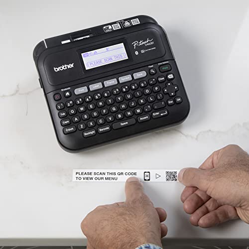 Brother P-Touch PT-D460BTVP Business Expert Connected Label Maker | Connect and Create via Bluetooth®-on TZe Label Tapes up to ~3/4 inch